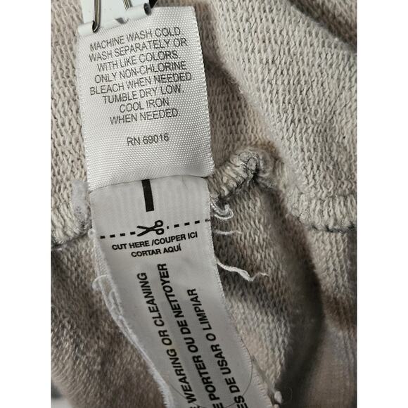 Vintage Le Tigre Sweater Mens Large Gray Navy Quarter Zip Mock Neck Pullover 90s - Picture 7 of 7